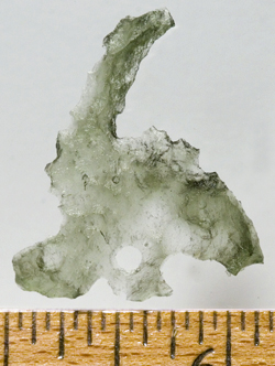 CLICK HERE to see a ZOOM view of 
Besednice, var. Moldavite