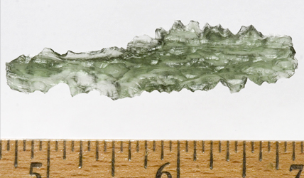 CLICK HERE to see a ZOOM view of 
Besednice, var. Moldavite