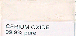CLICK HERE to learn more about 
	Cerium Oxide 99.9% Pure, Ultra Fine