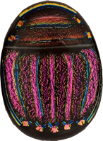 CLICK HERE to learn more about 
	Scarab Bead made by Bruce SJ Maher