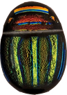 CLICK HERE to learn more about 
	Scarab Bead made by Bruce SJ Maher