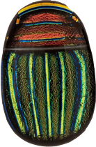 CLICK HERE to learn more about 
	Scarab Bead made by Bruce SJ Maher